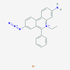 molecular formula C21H18BrN5 B149368 Ethidium monoazide bromide CAS No. 58880-05-0