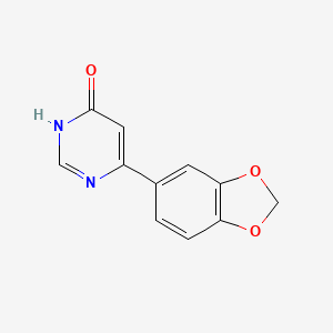 6-(Benzo[d][1,3]dioxol-5-yl)pyrimidin-4-ol