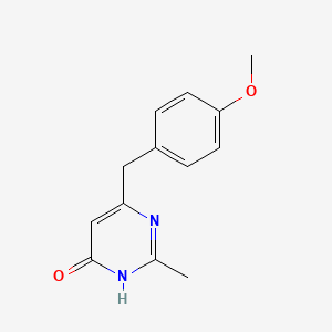 6-(4-Methoxybenzyl)-2-methylpyrimidin-4-ol