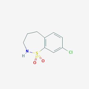 8-Chloro-2,3,4,5-tetrahydro-1lambda6,5-benzothiazepine-1,1-dione