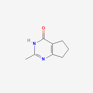 2-methyl-6,7-dihydro-3H-cyclopenta[d]pyrimidin-4(5H)-one