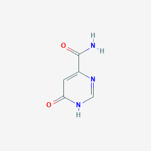 molecular formula C5H5N3O2 B1493687 6-Hydroxypyrimidine-4-carboxamide CAS No. 98024-63-6