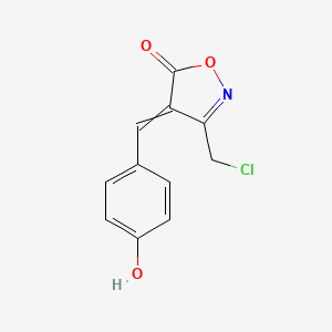 3-(Chloromethyl)-4-(4-hydroxybenzylidene)isoxazol-5(4H)-one