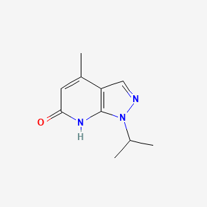 1-isopropyl-4-methyl-1,7-dihydro-6H-pyrazolo[3,4-b]pyridin-6-one