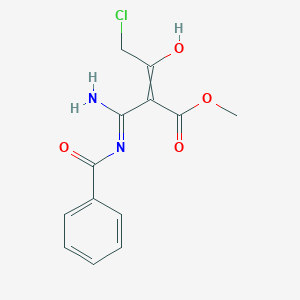 molecular formula C13H13ClN2O4 B1493715 methyl 2-(N'-benzoylcarbamimidoyl)-4-chloro-3-hydroxybut-2-enoate CAS No. 1228572-18-6