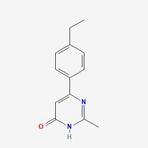 molecular formula C13H14N2O B1493717 6-(4-Ethylphenyl)-2-methylpyrimidin-4-ol CAS No. 1701728-10-0