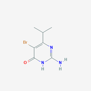 2-amino-5-bromo-6-isopropylpyrimidin-4(3H)-one