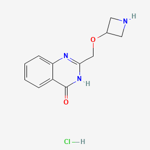 2-((azetidin-3-yloxy)methyl)quinazolin-4(3H)-one hydrochloride