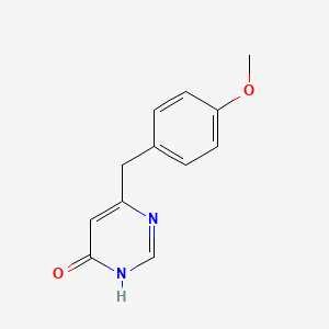 molecular formula C12H12N2O2 B1493729 6-(4-Methoxybenzyl)pyrimidin-4-ol CAS No. 2090573-39-8