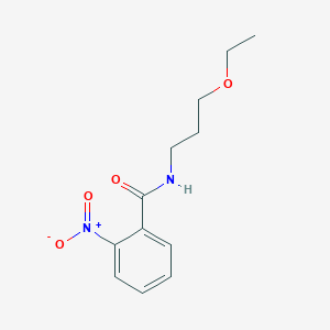 molecular formula C12H16N2O4 B14937298 N-(3-ethoxypropyl)-2-nitrobenzamide 