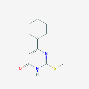 6-cyclohexyl-2-(methylthio)pyrimidin-4(3H)-one