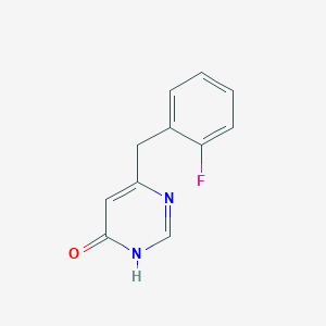 molecular formula C11H9FN2O B1493739 6-(2-Fluorobenzyl)pyrimidin-4-ol CAS No. 2091717-37-0