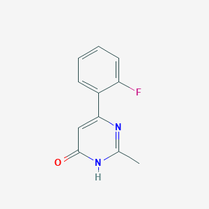 6-(2-Fluorophenyl)-2-methylpyrimidin-4-ol