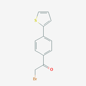 B149378 2-Bromo-1-[4-(2-thienyl)phenyl]-1-ethanone CAS No. 128746-80-5