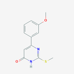 6-(3-methoxyphenyl)-2-(methylthio)pyrimidin-4(3H)-one