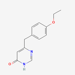 molecular formula C13H14N2O2 B1493788 6-(4-Ethoxybenzyl)pyrimidin-4-ol CAS No. 2097966-94-2