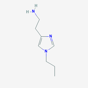 molecular formula C8H15N3 B1493792 2-(1-Propyl-1H-imidazol-4-yl)ethanamine CAS No. 790707-11-8