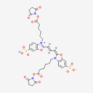 molecular formula C37H38N4O16S2 B1493811 CY2-Dise(diso3) CAS No. 1103519-18-1