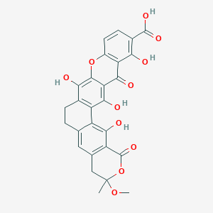molecular formula C27H20O11 B1493813 Citreaglycon A CAS No. 1548899-50-8
