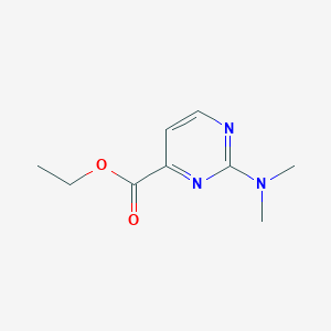 molecular formula C9H13N3O2 B1493818 Ethyl 2-(dimethylamino)pyrimidine-4-carboxylate CAS No. 1691635-08-1