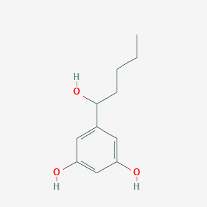B1493823 5-(1-Hydroxypentyl)benzene-1,3-diol CAS No. 71186-12-4