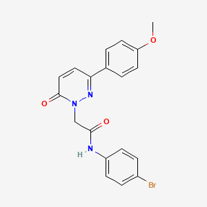 molecular formula C19H16BrN3O3 B14938493 N-(4-bromophenyl)-2-(3-(4-methoxyphenyl)-6-oxopyridazin-1(6H)-yl)acetamide 