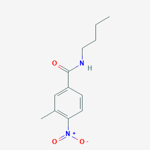 molecular formula C12H16N2O3 B14938603 N-butyl-3-methyl-4-nitrobenzamide 