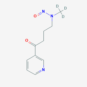 molecular formula C10H13N3O2 B014939 4-(甲基-d3-亚硝胺)-1-(3-吡啶基)-1-丁酮 CAS No. 86270-92-0