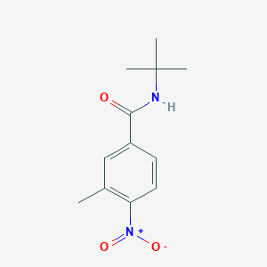 molecular formula C12H16N2O3 B14939057 N-tert-butyl-3-methyl-4-nitrobenzamide 