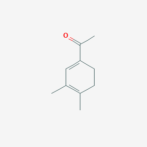 molecular formula C10H14O B149392 1-(3,4-Dimethylcyclohexa-1,3-dien-1-yl)ethanone CAS No. 139109-25-4