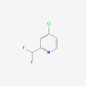 4-Chloro-2-(difluoromethyl)pyridine
