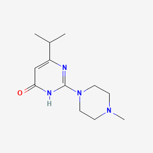 molecular formula C12H20N4O B14939956 2-(4-Methylpiperazin-1-yl)-6-(propan-2-yl)pyrimidin-4-ol 
