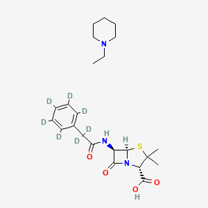 molecular formula C23H33N3O4S B1493998 Penicillin G-d7 N-ethylpiperidinium salt CAS No. 1217445-37-8