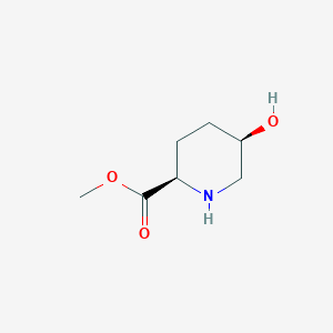 molecular formula C7H13NO3 B1494060 methyl (2R,5R)-5-hydroxypiperidine-2-carboxylate 