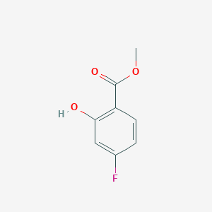 molecular formula C8H7FO3 B149410 Methyl 4-fluoro-2-hydroxybenzoate CAS No. 392-04-1