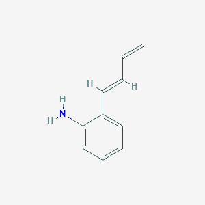 molecular formula C10H11N B149416 2-[(1E)-1,3-Butadien-1-yl]aniline CAS No. 138386-62-6