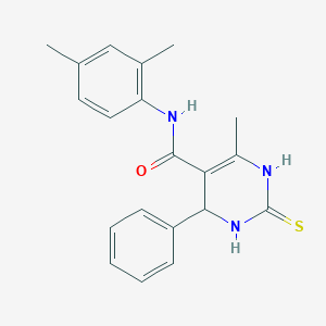 molecular formula C20H21N3OS B14941796 N-(2,4-dimethylphenyl)-6-methyl-4-phenyl-2-thioxo-1,2,3,4-tetrahydropyrimidine-5-carboxamide 