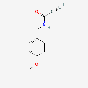 molecular formula C12H13NO2 B14941849 N-[(4-Ethoxyphenyl)methyl]prop-2-ynamide 