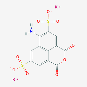 molecular formula C12H5K2NO9S2 B149419 4-Amino-3,6-disulfo-1,8-naphthalic anhydride dipotassium salt CAS No. 79539-35-8