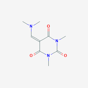 molecular formula C9H13N3O3 B014942 5-(Dimethylaminomethylidene)-1,3-dimethyl-1,3-diazinane-2,4,6-trione CAS No. 35824-98-7