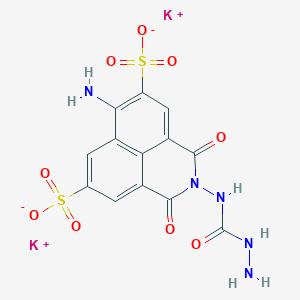 molecular formula C13H9K2N5O9S2 B149425 Lucifer Yellow CH dipotassium salt CAS No. 71206-95-6