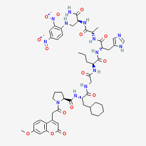 molecular formula C51H65N13O15 B1494358 Mca-P-Cha-G-Nva-HA-Dap(DNP)-NH2 