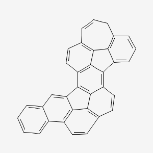 molecular formula C35H18 B1494377 decacyclo[17.16.0.02,6.03,17.04,14.05,10.018,22.020,33.021,30.024,29]pentatriaconta-1,3(17),4(14),5(10),6,8,12,15,18,20(33),21(30),22,24,26,28,31,34-heptadecaene 