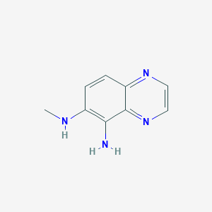 molecular formula C9H10N4 B014944 6-N-methylquinoxaline-5,6-diamine CAS No. 888037-23-8