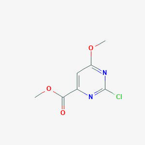 molecular formula C7H7ClN2O3 B149441 Methyl 2-chloro-6-methoxypyrimidine-4-carboxylate CAS No. 127861-30-7