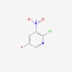 molecular formula C5H2ClFN2O2 B149444 2-Chloro-5-fluoro-3-nitropyridine CAS No. 136888-21-6