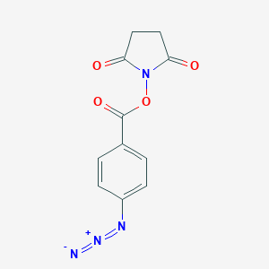 molecular formula C11H8N4O4 B149447 N3-Ph-NHS ester CAS No. 53053-08-0