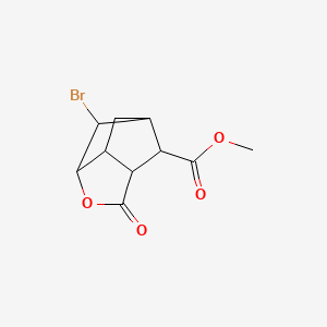 molecular formula C10H11BrO4 B14945130 methyl 6-bromo-2-oxohexahydro-2H-3,5-methanocyclopenta[b]furan-7-carboxylate 