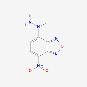 molecular formula C7H7N5O3 B149454 4-(1-Methylhydrazino)-7-nitrobenzofurazan CAS No. 214147-22-5
