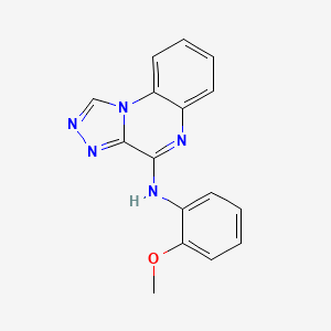 molecular formula C16H13N5O B14945864 N-(2-methoxyphenyl)[1,2,4]triazolo[4,3-a]quinoxalin-4-amine 